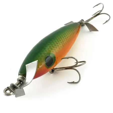 Luhr Jensen Wood Chopper Topwater, Pumpkin Seed, 14g, Doppelpropeller, #8993