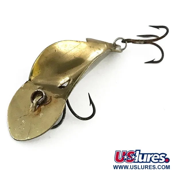 Buck Perry Spoonplug Löffelköder, Messing, 7g, Tiefenkontrolle, #9000