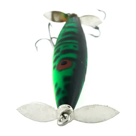 Heddon Dying Flutter Oberflächenköder, Fire Tiger, 11g, Propeller, #9022