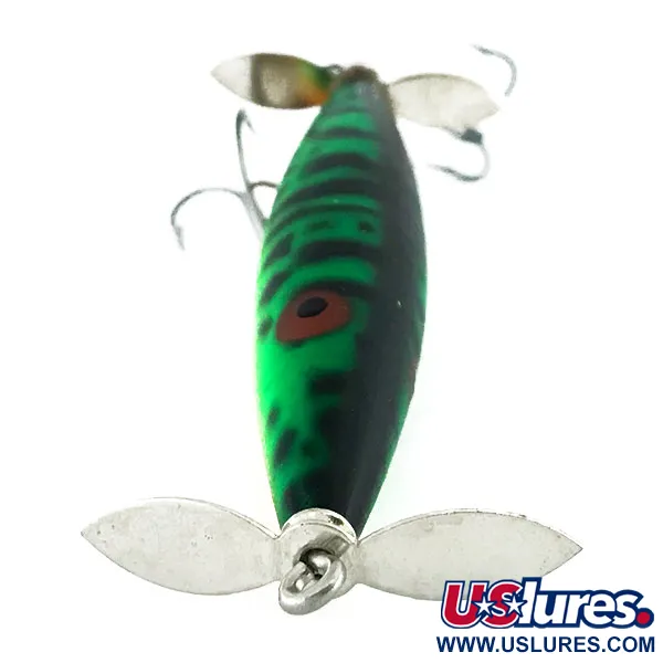 Heddon Dying Flutter Oberflächenköder, Fire Tiger, 11g, Propeller, #9022