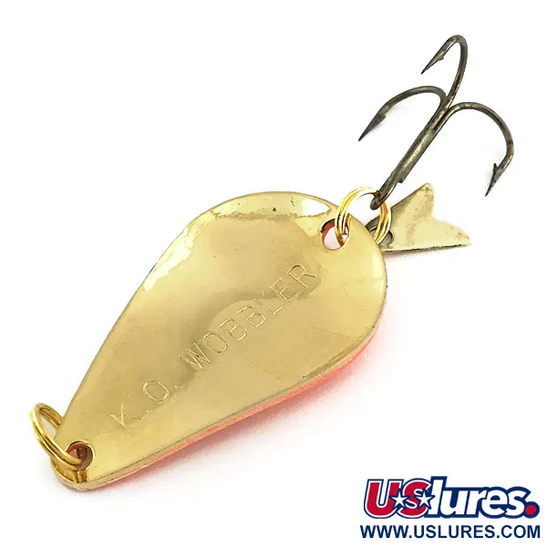 Acme K.O. Wobbler Blinker, Gold / Orange, 14g, Lockplättchen, #9027