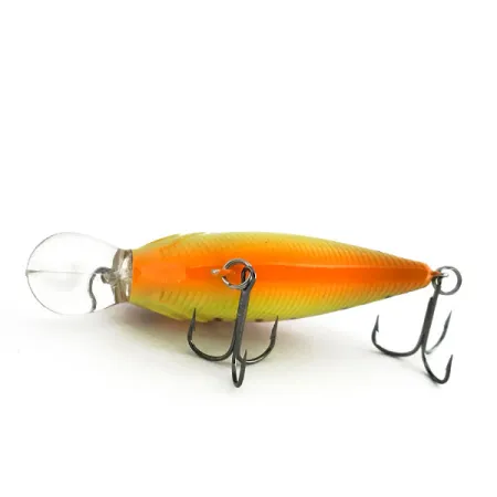 Matzuo Asai Shad UV Crankbait, Fire Tiger, 7g, UV-Finish, #9244