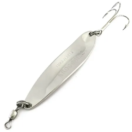 Luhr Jensen Krocodile Die #4 Blinker, Nickel / Rosa, 14g, Weitwurf, #9056