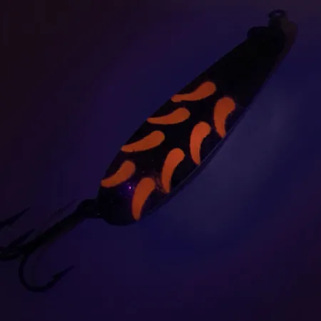 Luhr Jensen Krocodile Die #4 Blinker, Messing / Rot, 14g, UV, #9058