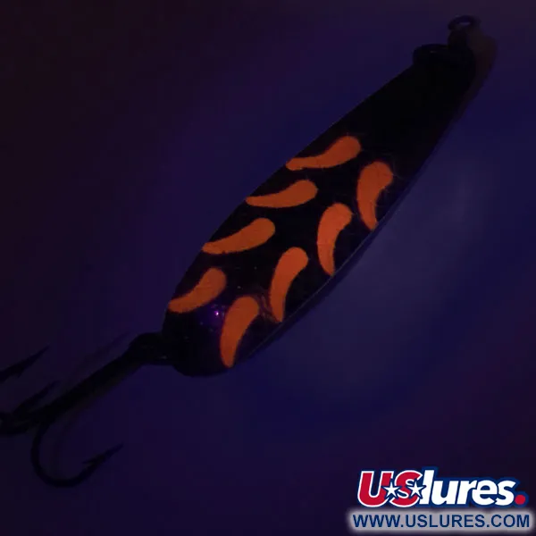 Luhr Jensen Krocodile Die #4 Blinker, Messing / Rot, 14g, UV, #9058