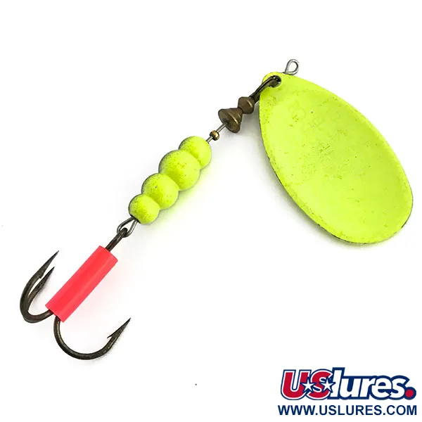 Mepps Aglia 5 Fluo UV Spinner, Chartreuse, 14g, UV-aktiv, #9060