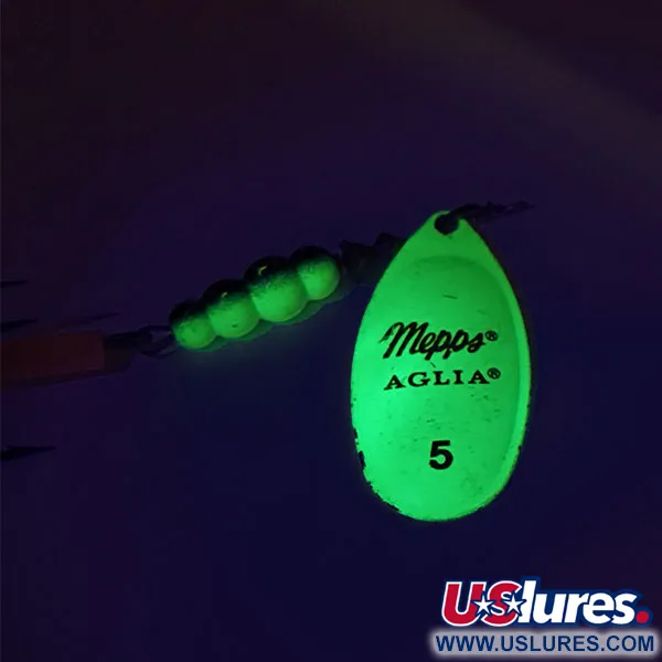 Mepps Aglia 5 Fluo UV Spinner, Chartreuse, 14g, UV-aktiv, #9060