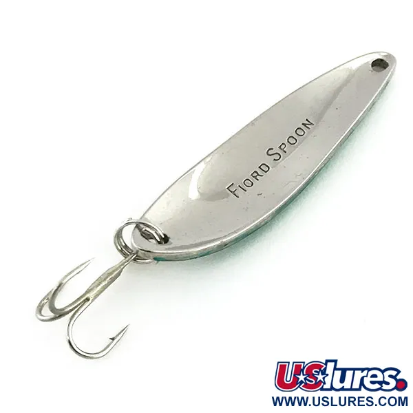 Acme Fiord Spoon Blinker, Nickel / Grün, 7g, Vintage, #9066