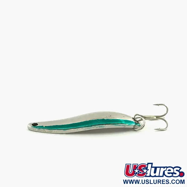 Acme Fiord Spoon Blinker, Nickel / Grün, 7g, Vintage, #9066