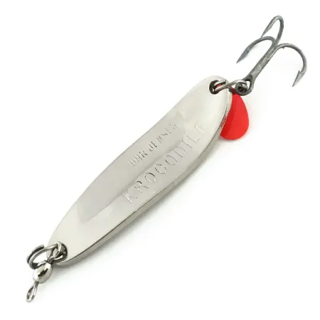 Luhr Jensen Krocodile Die #3 Blinker, Nickel/Hologramm, 14g, #9075