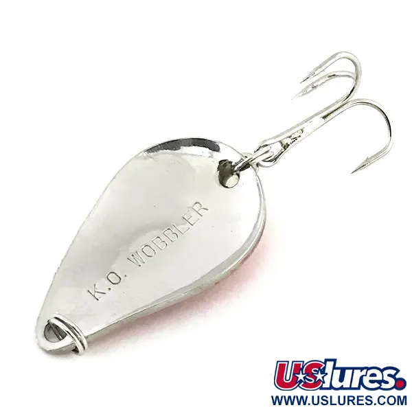 Acme K.O. Wobbler Blinker, Nickel / Rot, 7g, Sonic Flipper Tail, #9079