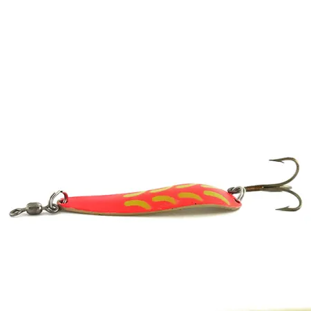 Luhr Jensen Krocodile Die #4 UV Blinker, Pink/Gelb/Messing, 14g, #9080