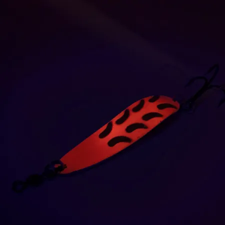 Luhr Jensen Krocodile Die #4 UV Blinker, Pink/Gelb/Messing, 14g, #9080