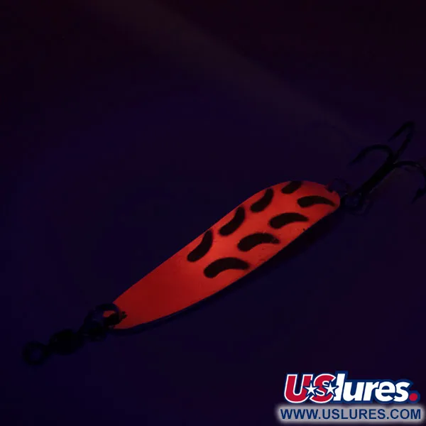 Luhr Jensen Krocodile Die #4 UV Blinker, Pink/Gelb/Messing, 14g, #9080