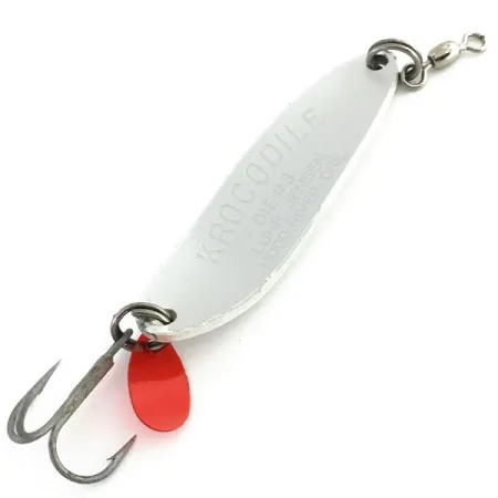 Luhr Jensen Krocodile Die #3 Blinker, Perlweiß, 14g, #9082