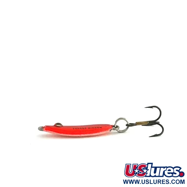 Northland Forage Minnow Jigging Spoon, Rot / Rosa, 3g, Glow, #9083