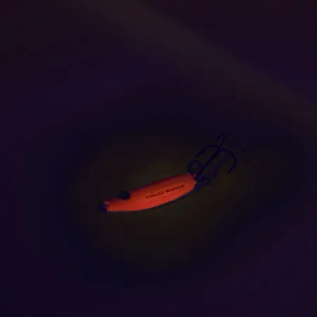 Northland Forage Minnow Jigging Spoon, Rot / Rosa, 3g, Glow, #9083