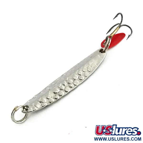 Bay de Noc Swedish Pimple Pilker, Gehämmertes Nickel, 6g, #9084