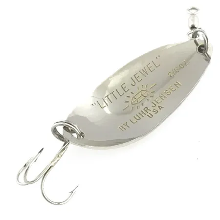 Luhr Jensen Little Jewel Blinker, Gehämmertes Nickel, 14g, #9085