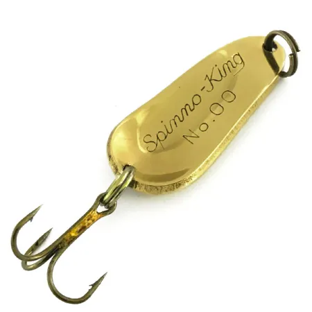 Pecos River Spinno-King 00 Blinker, Gold, 7g, Vintage, #9086