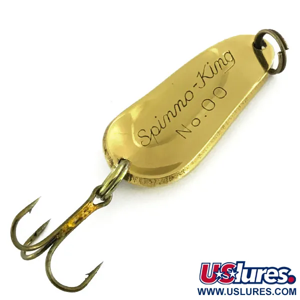 Pecos River Spinno-King 00 Blinker, Gold, 7g, Vintage, #9086