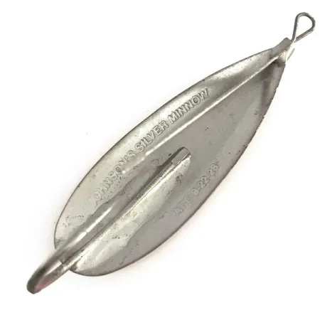 Johnson Weedless Silver Minnow Blinker, Rot/Weiß/Silber, 12g, #9089