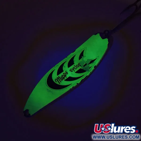 Mepps Syclops 3 Blinker, Chartreuse/Silber, 26g, leuchtend, #9090