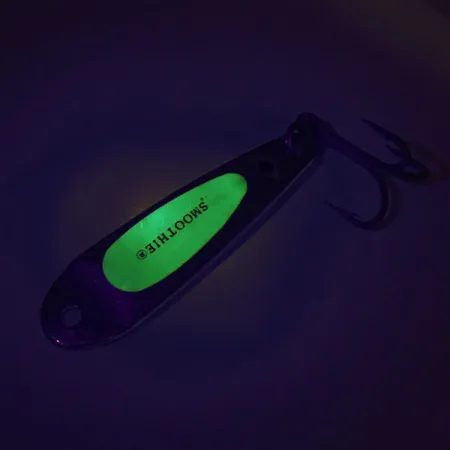 Hopkins Smoothie Glow Pilker, Nickel/Grün, 21g, Glow-Finish, #9104