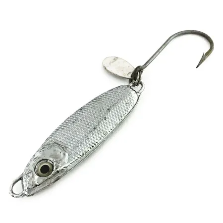 Luhr Jensen Crippled Herring Pilker, Nickel, 14g, Schuppen-Textur, #9108
