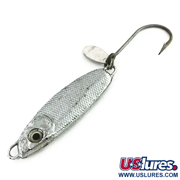 Luhr Jensen Crippled Herring Pilker, Nickel, 14g, Schuppen-Textur, #9108