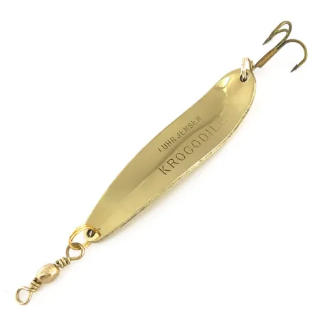 Luhr Jensen Krocodile Die #4 Blinker, Gold, 14g, Weitwurf, #9154
