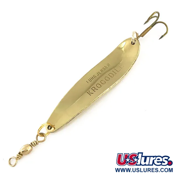 Luhr Jensen Krocodile Die #4 Blinker, Gold, 14g, Weitwurf, #9154