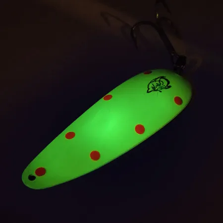 Eppinger Dardevle UV Blinker, Gelb/Rot/Nickel, 28g, UV-aktiv, #9163