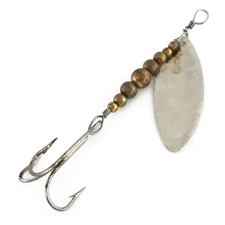 Renosky Lures Swiss Swing Spinner, Silber/Messing, 4g, Schuppen, #9171