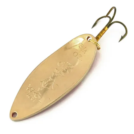 Seneca Little Cleo (Hula Girl) Blinker, Rot / Gold, 21g, Vintage, #9173