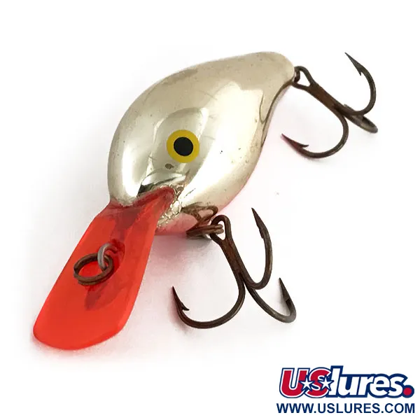 Rapala Fat Rap Wobbler, Silber, 11g, rote Tauchschaufel, #9182