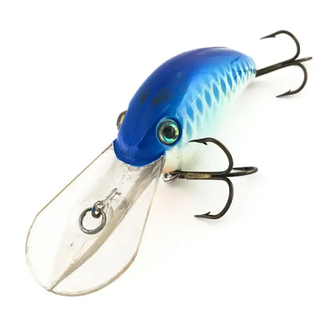 Strike King Pro Model 5XD Crankbait, Blau/Weiß, 18g, Tiefläufer, #9184