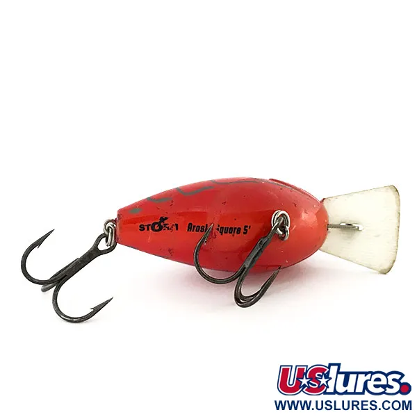 Storm Arashi Silent Square 5 Crankbait, Red Craw, 18g, Lautlos, #9191