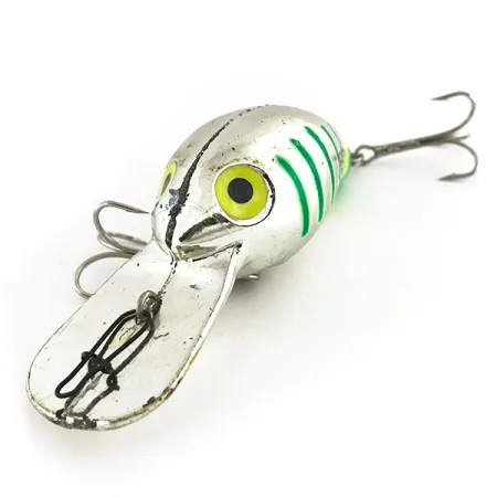 Yakima Bait Fatfish Wobbler, Spiegel-Silber/Grün, 25g, Tauchtiefe 5m, #9193