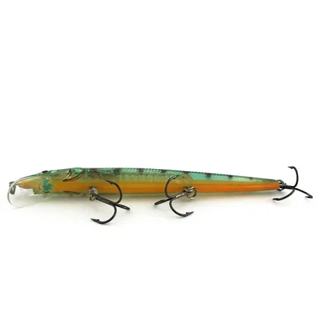 Rapala Husky Jerk HJ 14 Suspender, Green Tiger, 18g, Rassel, #9202