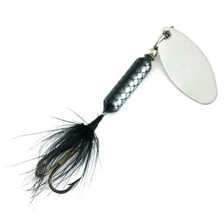 Yakima Bait Worden’s Original Rooster Tail Spinner, Nickel/Schwarz, #9263