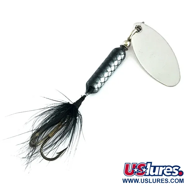 Yakima Bait Worden’s Original Rooster Tail Spinner, Nickel/Schwarz, #9263