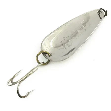 Nebco FlashBait 2662 Blinker, Hammerschlag-Nickel, 8g, Vintage, #9268