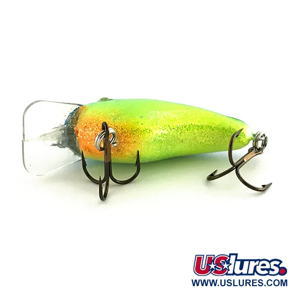 Strike King KVD 1.5 Hard Knock Crankbait, Chart/Blau-Glitzer, 10g, #9280