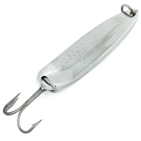 Luhr Jensen Krocodile Die #5 Blinker, Nickel, 64g, Weitwurf, #9291