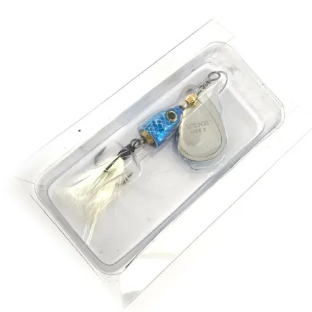 Blue Fox Vibrax Shallow Spinner, Regenbogenblau, 8g, Federhaken, #9296