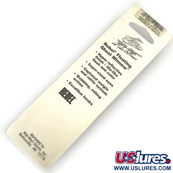 Rebel Floating Ghost Minnow Wobbler, Forelle, 7g, Rassel, #9301