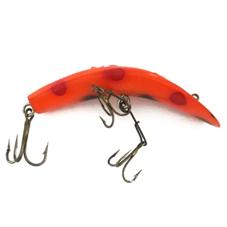 Yakima Bait FlatFish X5 Wobbler, Rot/Schwarz, 7g, Bananenform, #9339
