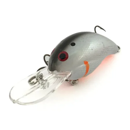 Bandit 200 Tieftauchender Crankbait, Silber-Orange, 8,5g, Rassel, #9351