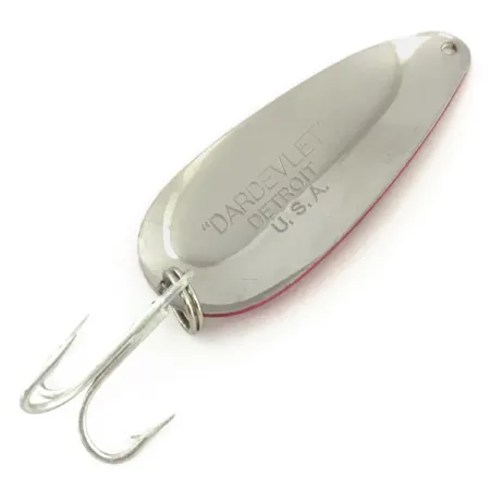 Dardevle Dardevlet Blinker, Rot / Weiß / Nickel, 21g, Detroit, #9356